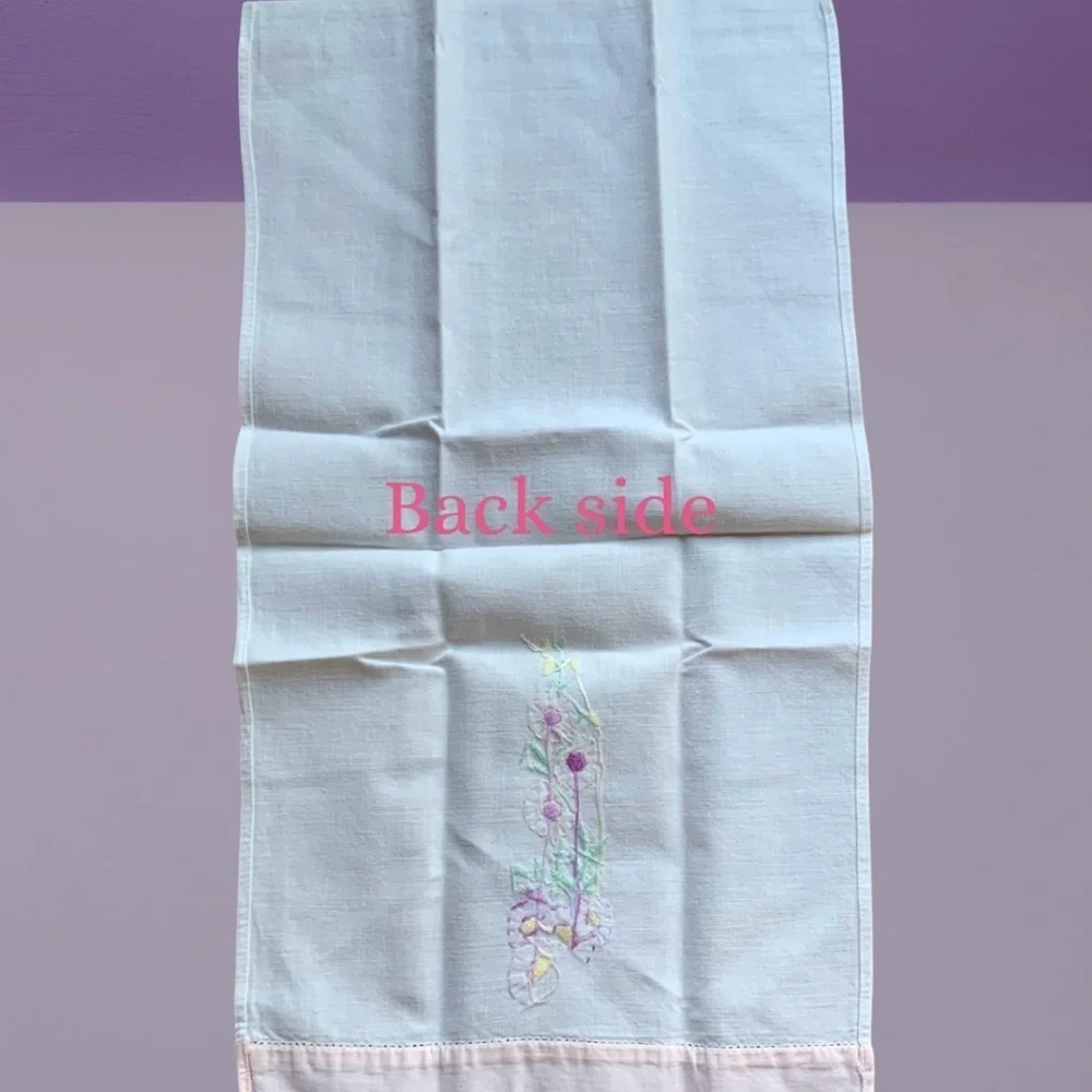 Vintage Linens Table Runners Dresser Scarves Embroidery Crochet Handmade